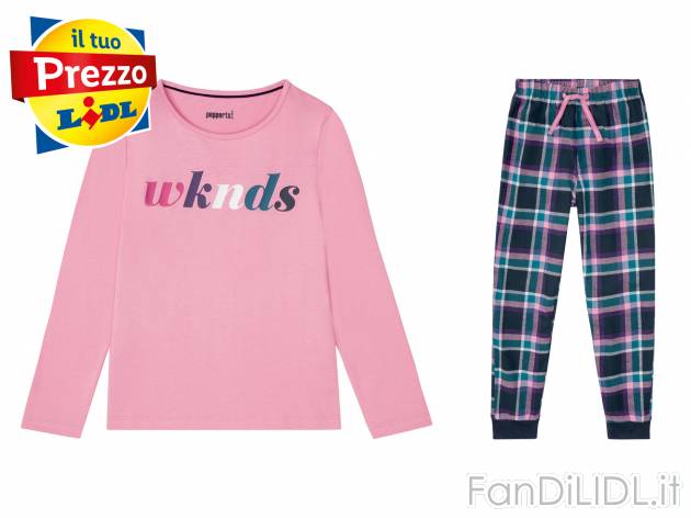 Pigiama da bambina Pepperts, prezzo 7.99 &#8364; 
Misure: 6-14 anni 
- Puro ...