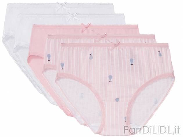 Slip da bambina o culottes Lupilu, prezzo 4.99 € 
4 o 5 pezzi - Misure: 1-6 anni ...