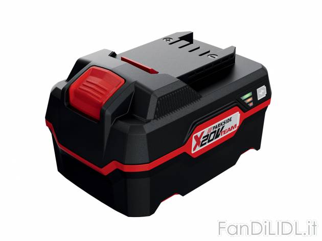 Batteria 4 Ah Parkside, X20VTeam, prezzo 29.99 € 
Parkside X 20 V Team 
- Con ...