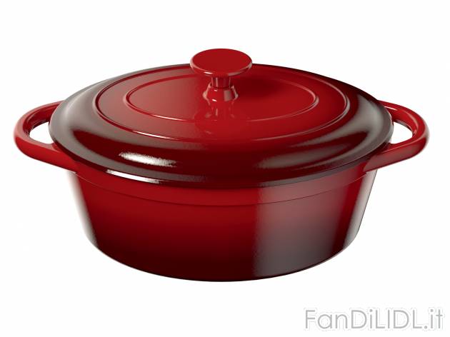 Rostiera in ghisa Ernesto, prezzo 34.99 € 
4 L 
- Con sistema a goccia per morbidi ...