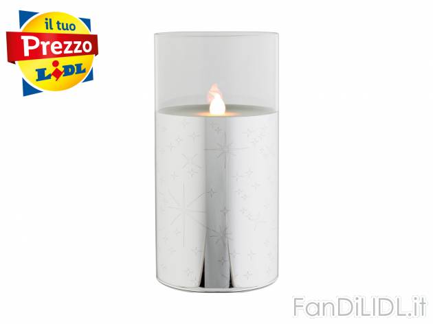 Candela LED Livarno, prezzo 6.99 &#8364; 
- Timer da 6 ore con ripetizione automatica ...