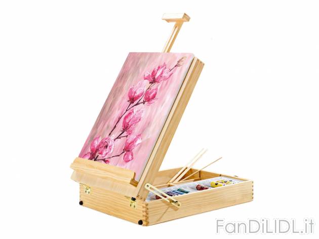 Set cavalletto da pittore in valigetta , prezzo 24.99 &#8364; per Al set 
- ...