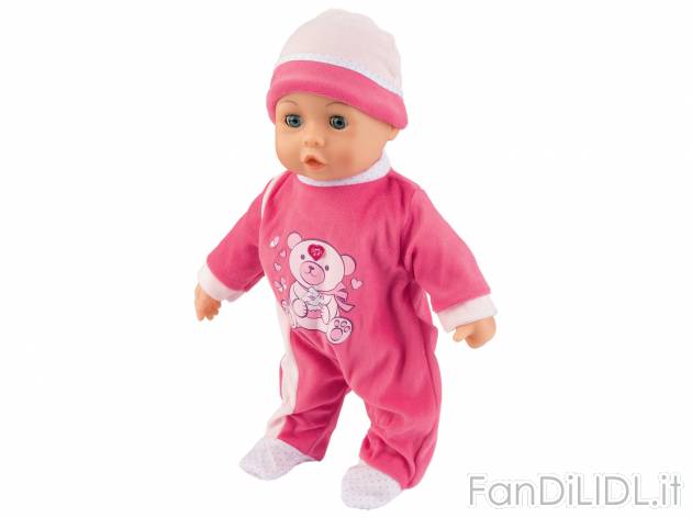 Bambola Piccolina prime parole Bayer, prezzo 12.99 € 
- Con 24 funzioni
Caratteristiche ...