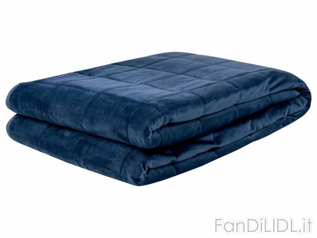 Coperta pesante Livarno, prezzo 27.99 &#8364; 
155 x 200 cm 
- Imbottita con ...