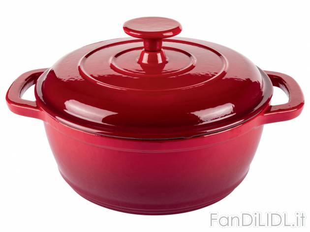 Pentola in ghisa Ernesto, prezzo 27.99 &#8364; 
Ø 21 cm 
- Con sistema a goccia ...