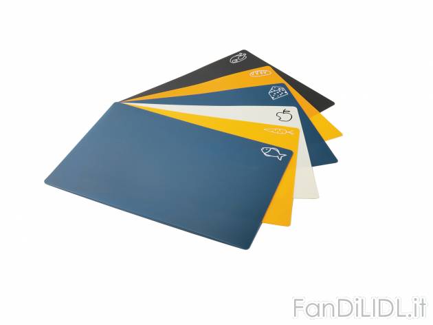 Tagliere flessibile Ernesto, prezzo 3.49 &#8364; 
6 pezzi 
- Con fondo antiscivolo ...