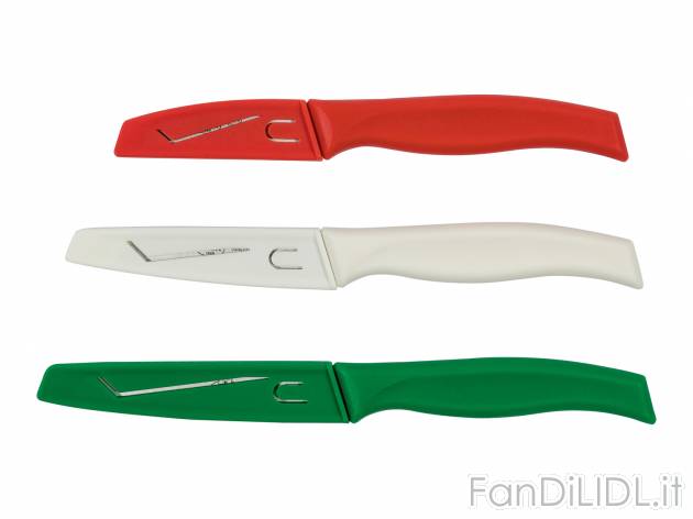 Set coltelli con salvalama Ballarini, prezzo 5.99 &#8364;  
3 pezzi
Caratteristiche