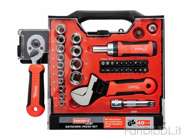 Set chiave a bussola e cricchetto , prezzo 14.99 &#8364; per Al set 
- Con ...
