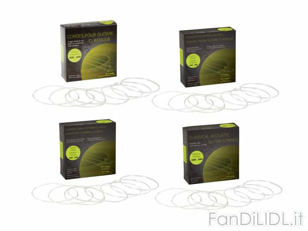 Set corde di ricambio per chitarra , prezzo 9.99 &#8364; per Al set 
- A scelta ...