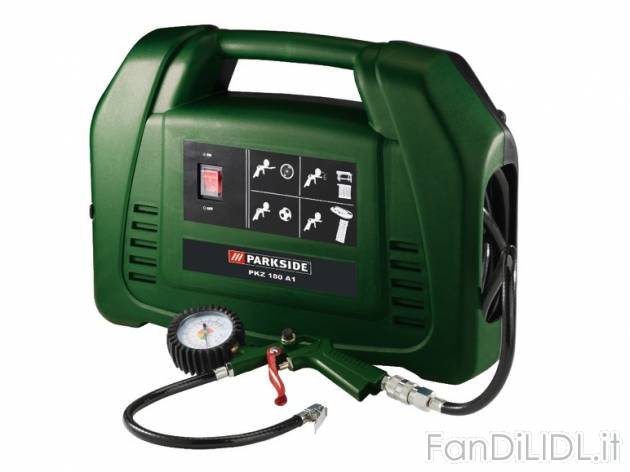 Compressore portatile Parkside, prezzo 69,99 &#8364; per Alla confezione 
- ...