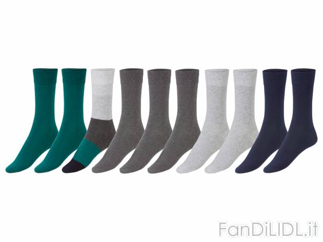 Calze da uomo Livergy, prezzo 6.99 € 
10 paia - Misure: 39-46
Taglie disponibili

Caratteristiche

- ...