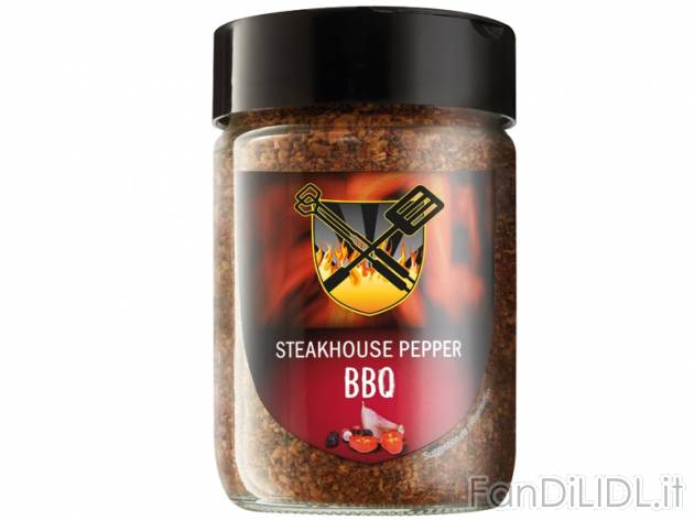 Pepe aromatizzato , prezzo 1,49 &#8364; per 100 g, € 14,90/kg EUR. 
- A scelta ...