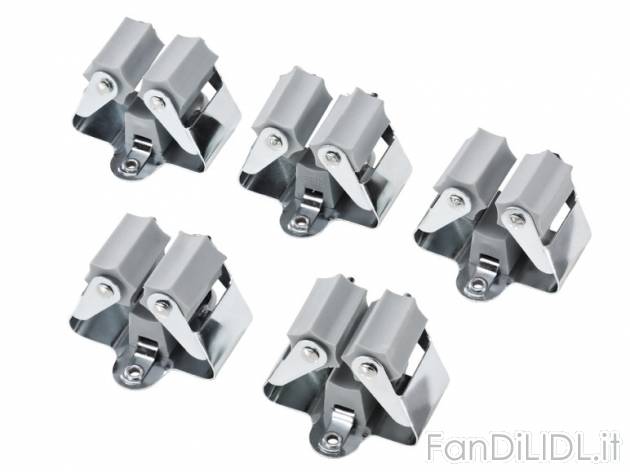 Set appendiattrezzi, 5 pezzi Powerfix, prezzo 3,99 &#8364; per Al set 
- Facile ...