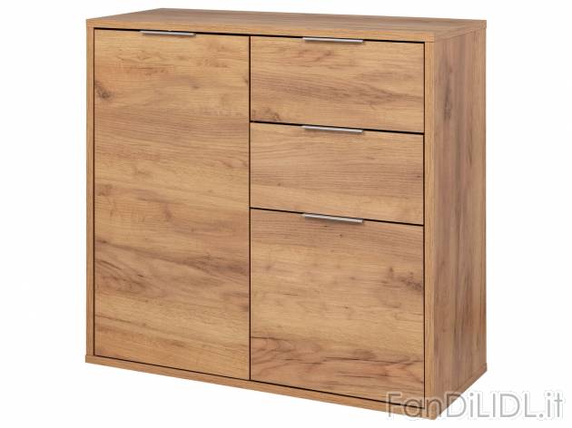 Mobiletto con 2 ante e 2 cassetti Livarno Living, prezzo 69.00 &#8364; 
- Materiale ...