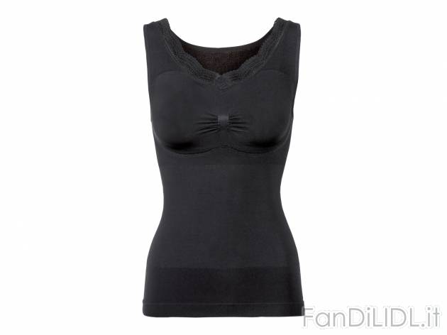 Canotta modellante da donna Esmara, prezzo 9.99 € 
Misure: M-XL 
- Senza cuciture ...
