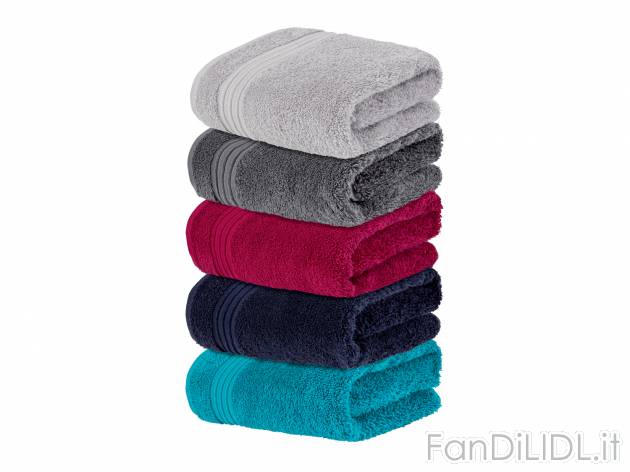 Asciugamano Livarno, prezzo 6.49 € 
50 x 100 cm 
- Puro cotone
Prodotto sostenibile ...