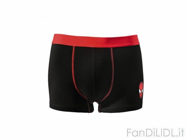 Boxer da uomo Spider-Man , prezzo 6,99 &#8364; per Alla confezione 
- Misure: ...