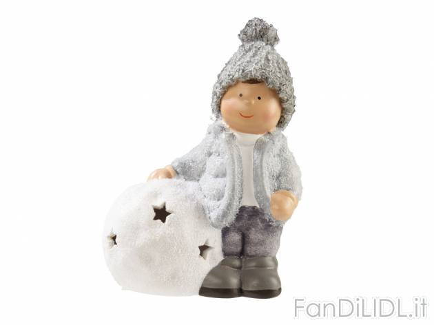 Ornamenti natalizi in ceramica a LED , prezzo 3.99 &#8364; per Alla confezione ...