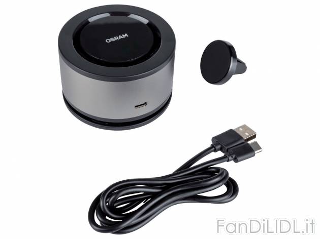 Purificatore daria per auto Osram, prezzo 17.99 € 
- Catalizzatore TiO2
- Con ...