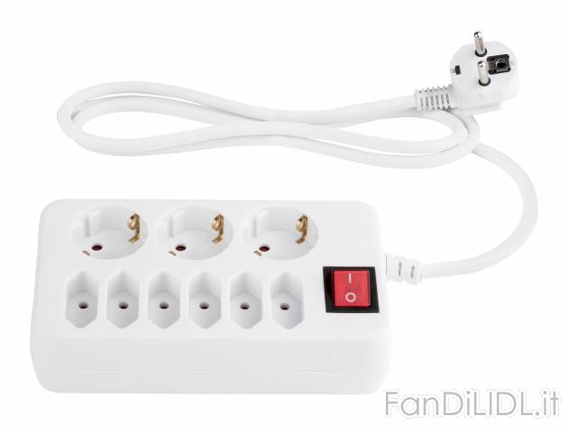 Presa multipla Parkside, prezzo 5.99 € 
1 o 2 pezzi
Caratteristiche

- 3 anni ...