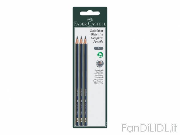 Matite Faber-castell, prezzo 2.49 &#8364;  
3 pezzi
Caratteristiche