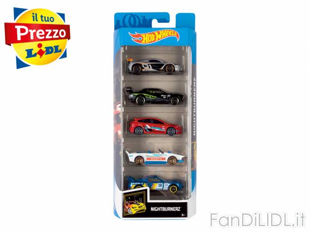 Macchinine Hotwheels, prezzo 5.99 €  
5 pezzi
Caratteristiche