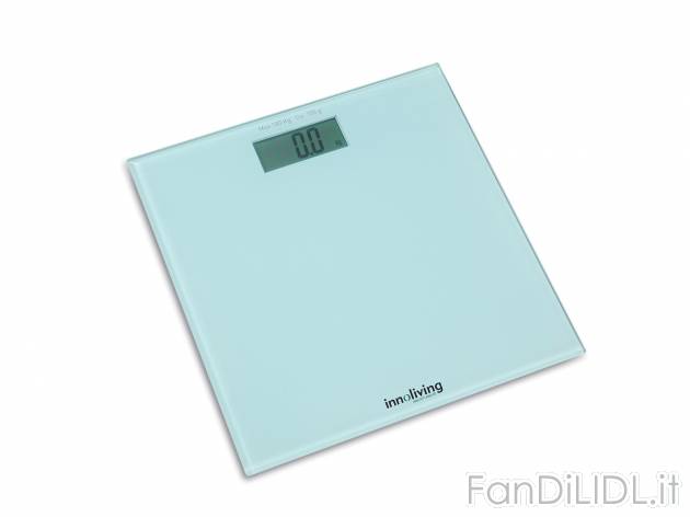 Bilancia Pesapersone Innoliving, prezzo 9.99 € 
- Pedana in vetro temperato
- ...