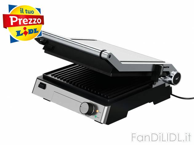 Piastra elettrica Silvercrest Kitchen Tools, prezzo 39.99 € 
- Con 3 funzioni: ...