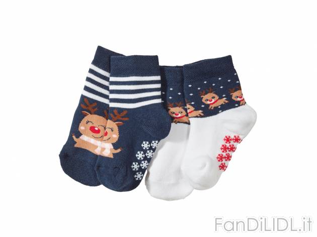 Calze antiscivolo natalizie da bambina , prezzo 2.49 &#8364; per Alla confezione ...