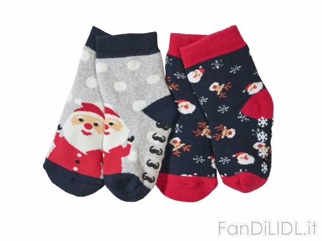 Calze antiscivolo natalizie da bambino , prezzo 2.49 &#8364; per Alla confezione ...