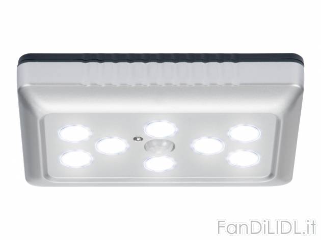 Lampada LED sottopensile con sensore Livarno, prezzo 7.99 € 
- Accensione automatica ...