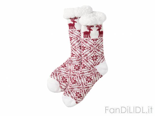 Calze natalizie da donna , prezzo 3.99 &#8364; per Alla confezione
