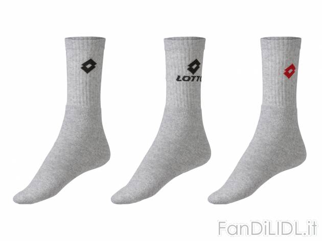Calzini da uomo Lotto, prezzo 3.99 € 
3 paia - Misure: 39-46
Taglie disponibili

Caratteristiche

- ...