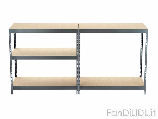 Scaffale 5 ripiani Parkside, prezzo 29.99 € 
- Con piani regolabili in altezza
- ...