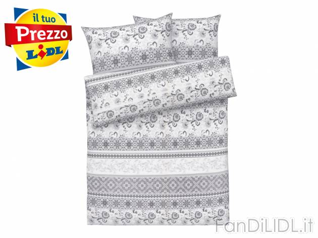 Parure copripiumino matrimoniale Livarno, prezzo 14.99 &#8364; 
Double face ...