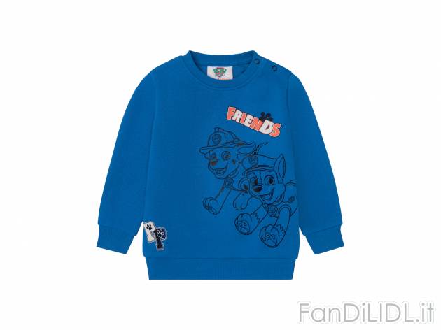 Felpa da bambino Sam il Pompiere, Paw Patrol, Batman Oeko-tex, prezzo 6.99 € 
Misure: ...