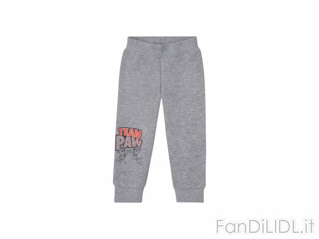 Pantaloni sportivi da bambino Sam il Pompiere, Paw Patrol, Batman Oeko-tex, prezzo ...
