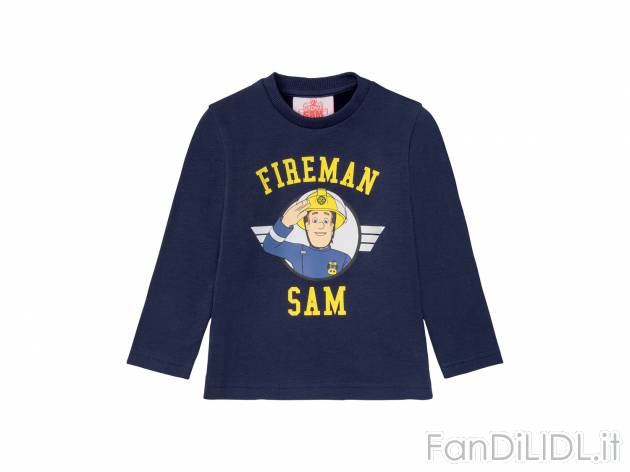 Maglia da bambino Sam il Pompiere, Paw Patrol, Batman Oeko-tex, prezzo 4.79 € ...