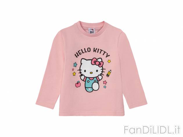 Maglia da bambina My Little Pony, Hello Kitty, Paw Patrol Oeko-tex, prezzo 4.79 ...