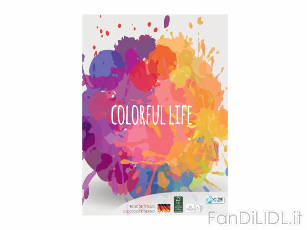Blocco da disegno A3 United Office, prezzo 1.49 € 
40 fogli
Caratteristiche

- ...