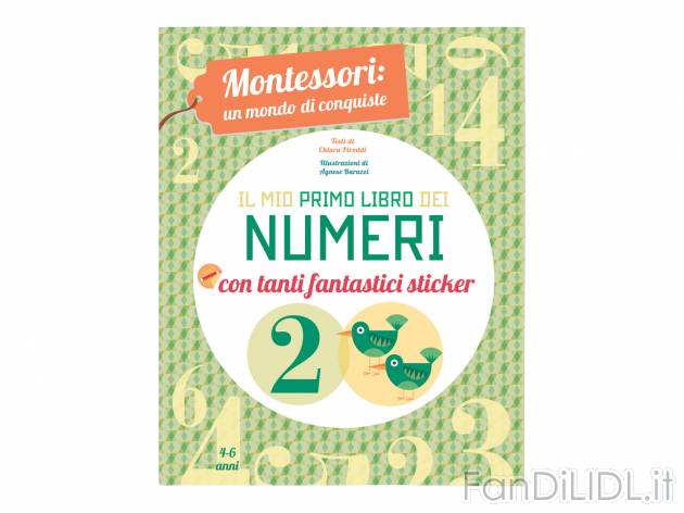 Album da colorare con sticker per bambini Montessori , prezzo 4.99 €