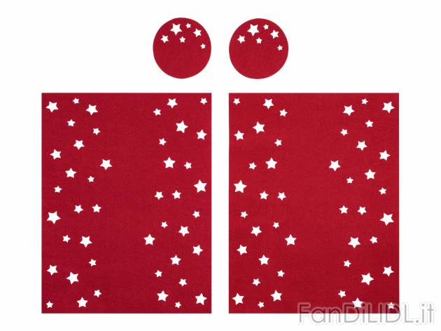 Striscia centrotavola o set tovagliette Livarno, prezzo 3.99 &#8364; 
- Striscia ...