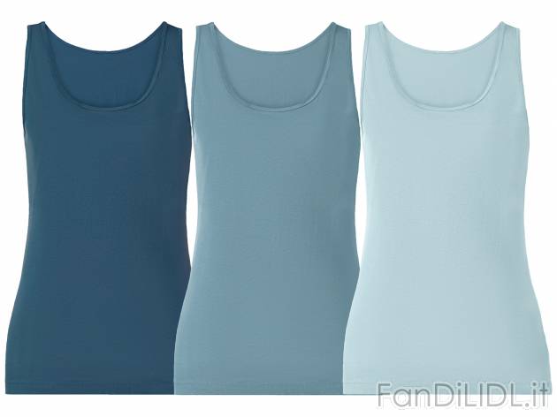 Canotta da donna Esmara, prezzo 8.99 &#8364; 
3 pezzi - Misure: S-L
Taglie disponibili

Caratteristiche
 ...