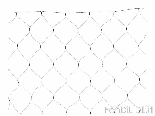Tenda o rete luminosa a LED Livarno, prezzo 9.99 € 
- Per ambienti interni ed ...