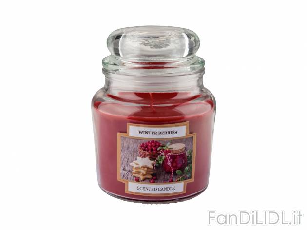 Candela profumata in vasetto con coperchio Livarno, prezzo 2.99 €  

Caratteristiche