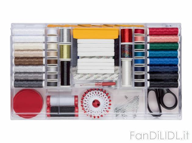 Set filo da cucito o set per taglio e cucito Crelando, prezzo 11.99 € 

Caratteristiche ...