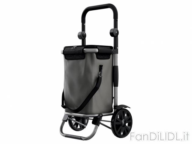 Trolley portaspesa Top-move-var, prezzo 34.99 € 
- In tessuto riflettente
- ...