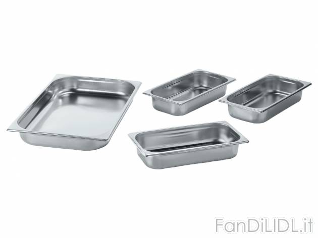 Set contenitori in acciaio Ernesto, prezzo 19.99 &#8364; 
3 o 4 pezzi 
- Lavabili ...