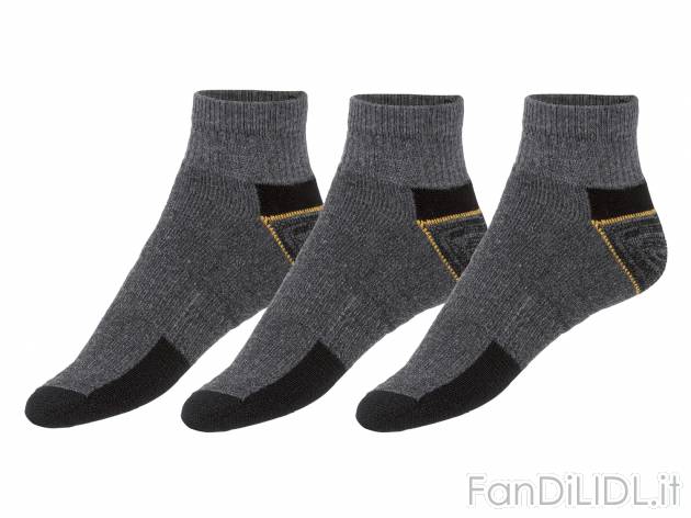 Calze corte da lavoro per uomo Parkside, prezzo 3.99 € 
3 paia - Misure: 39-46 ...