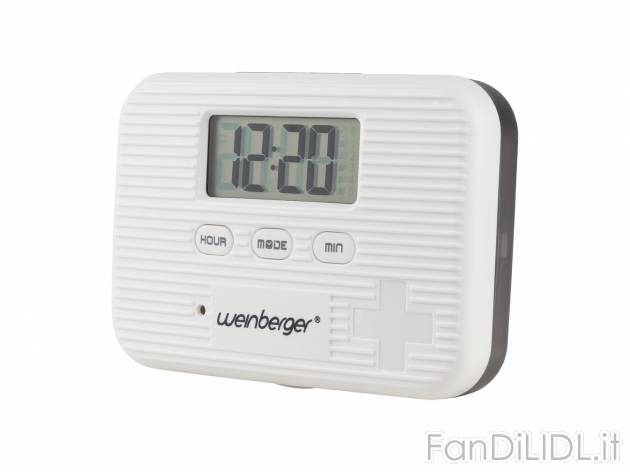 Portapillole con sveglia Weinberger, prezzo 11.99 € 
- Con 6 scomparti per farmaci ...